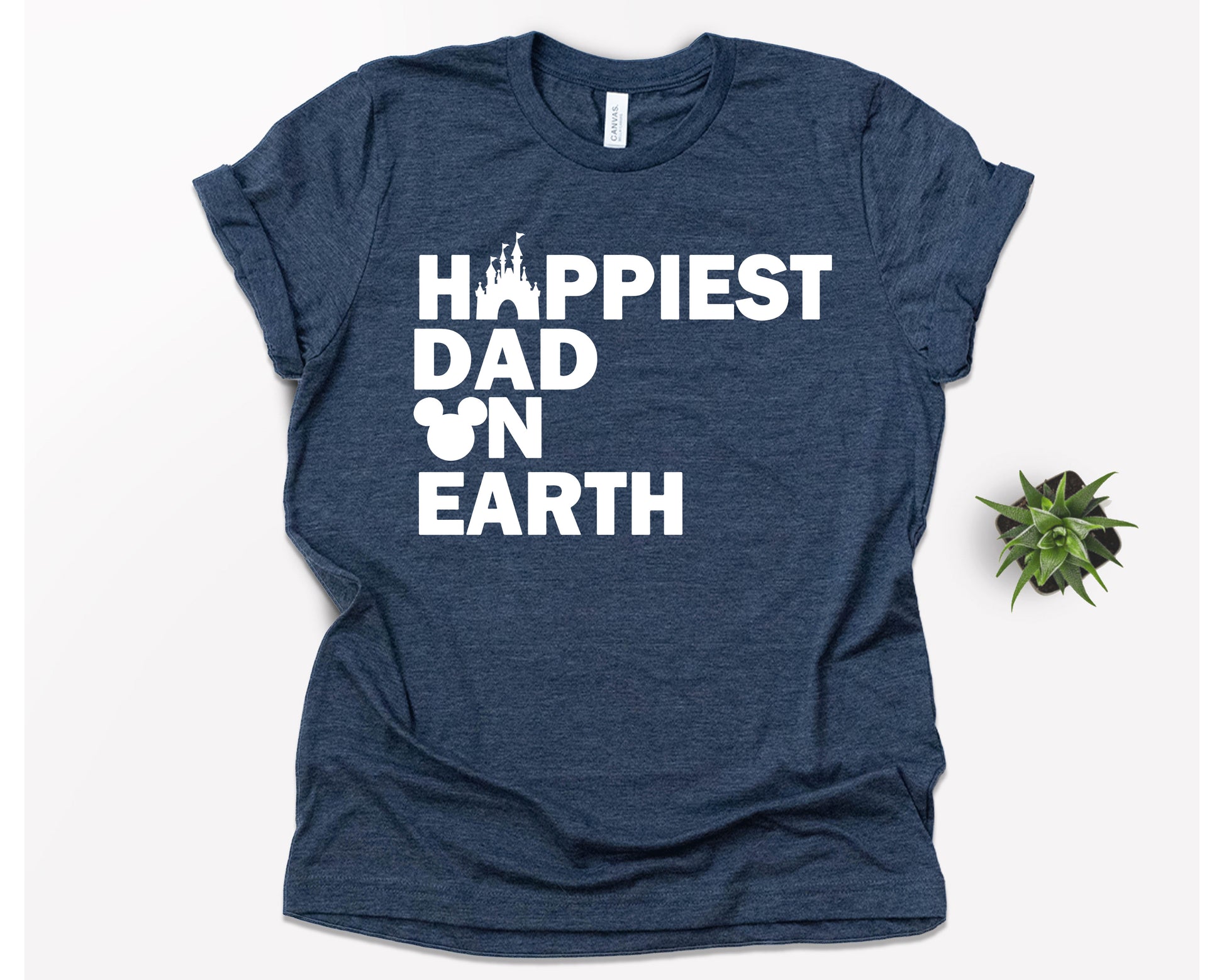 Happiest Dad on Earth Shirt, Disney Dad T-shirt, Disneyland Tee-newamarketing