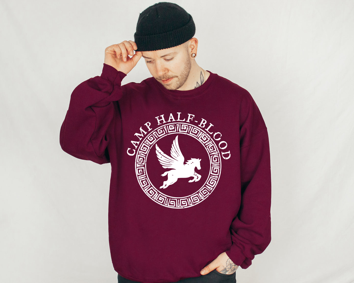 Camp Half Blood Sweatshirt, Camping Sweatshirt, Percy Jackson Hoodies-newamarketing