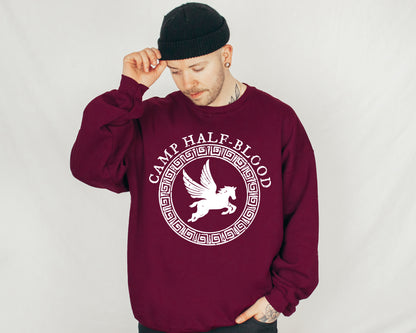 Camp Half Blood Sweatshirt, Camping Sweatshirt, Percy Jackson Hoodies-newamarketing