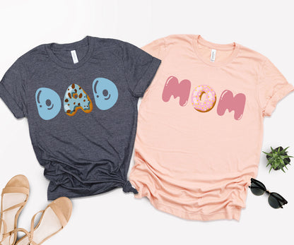 Mom and Dad Shirt, Donut Shirt, Funny Donut Shirts-newamarketing