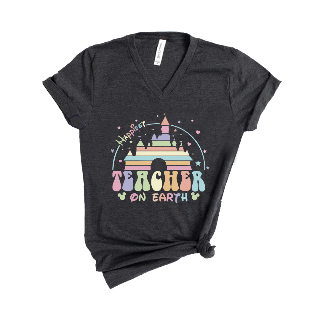 Happiest Place on Earth Shirt, Earth Day Teacher Shirts, Disney Teacher Shirts Media -newamarketing