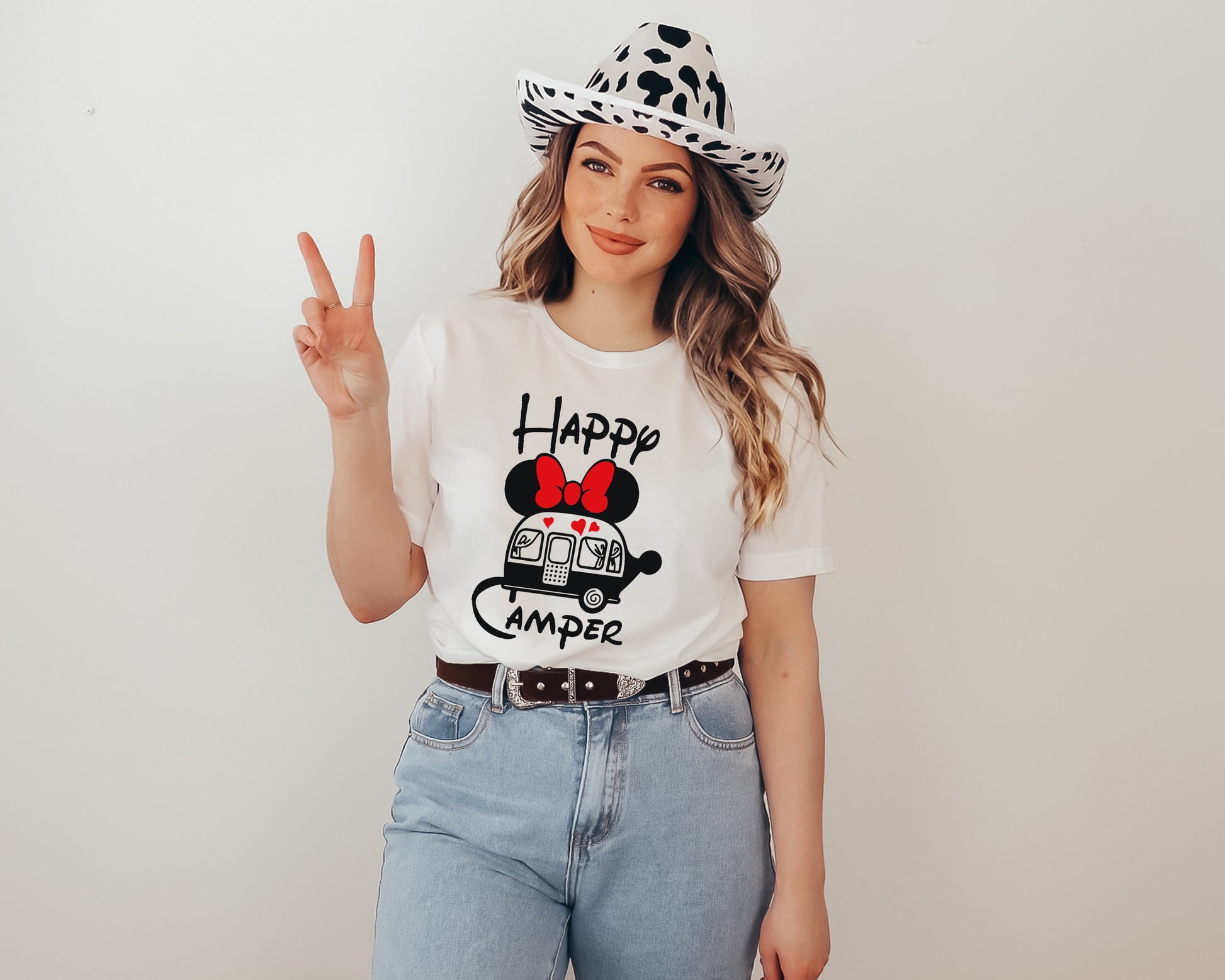 Happy Camper Shirt, Disney Camp Shirts, Funny Camping Shirt-newamarketing