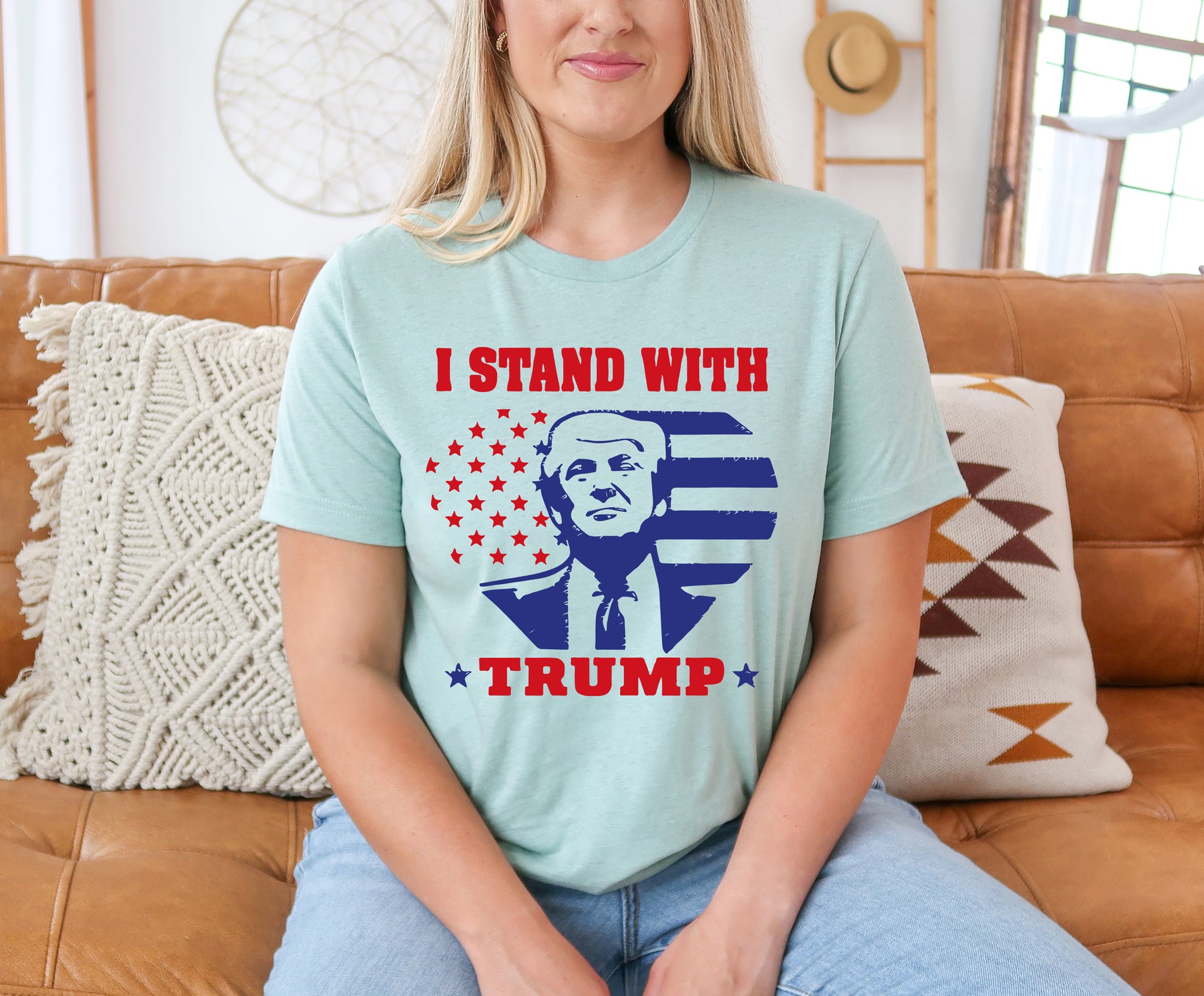 I Stand with Trump Shirt, Political Shirt, Trump Shirt-newamarketing