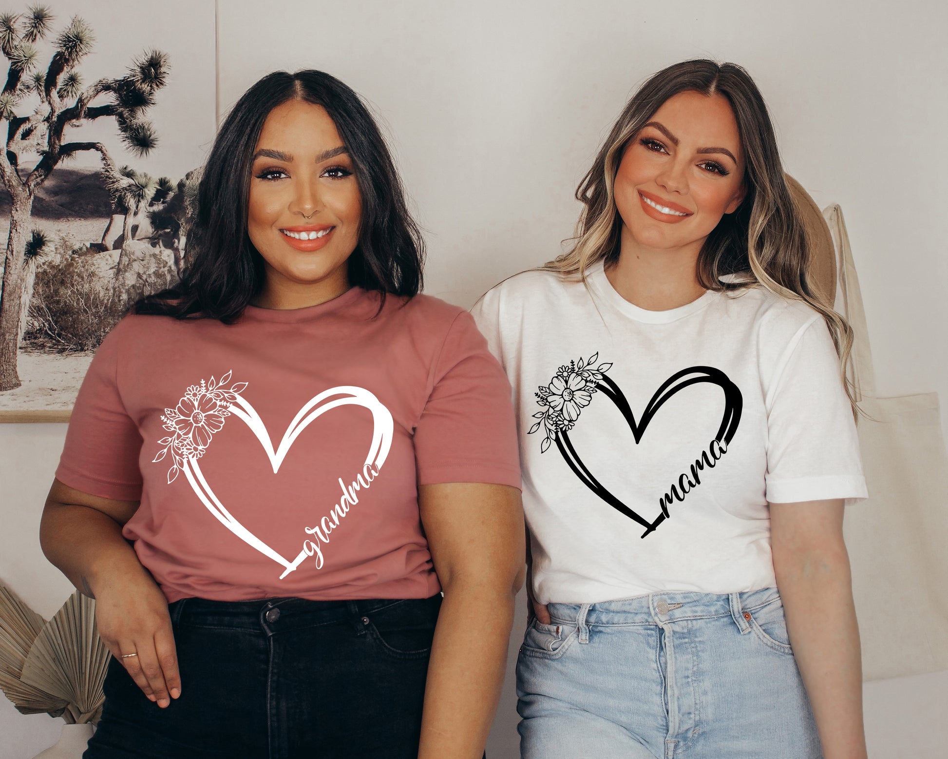 Custom Text Heart Line Shirt, Mom Heart Line Shirt, Personalized Mom Shirt-newamarketing