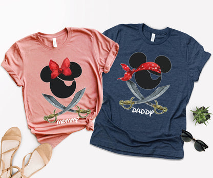 Disney Pirates Shirts, Personalized Family Disney Shirts, Disney Matching Shirts for Family-newamarketing