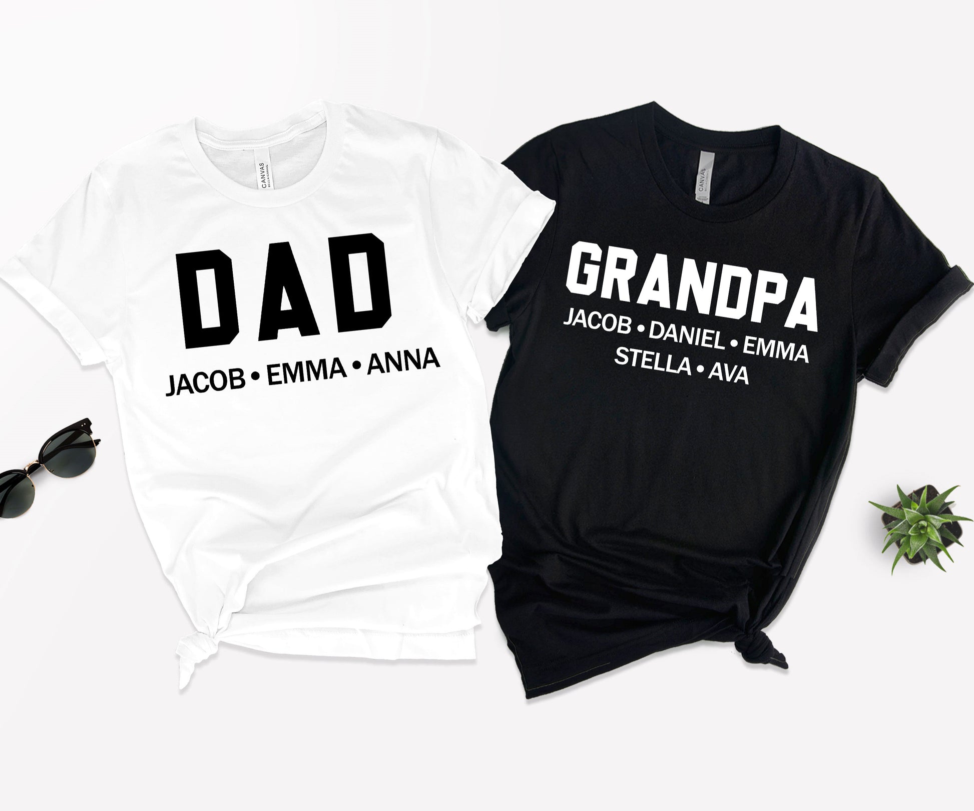 Custom Grandpa Shirt, Custom Father's Day Shirts, Custom Grandpa Dad Shirt-newamarketing