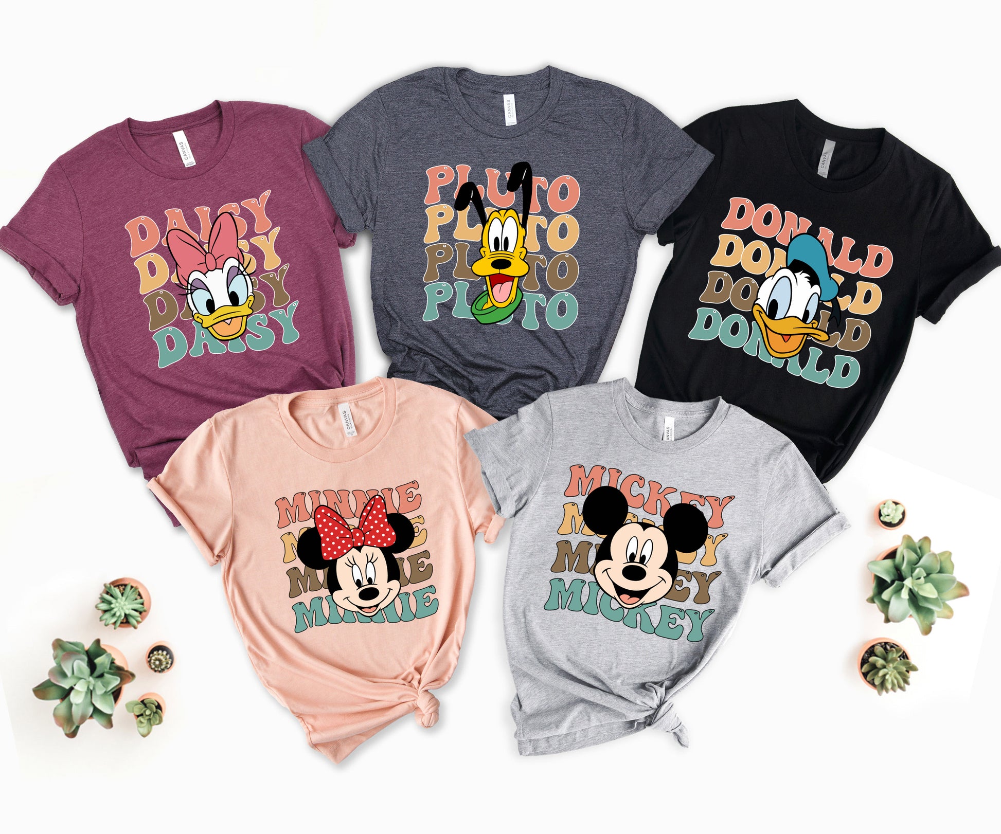 Mickey and Friends Shirts, Disney Characters Shirt, Disney Retro Shirts-newamarketing