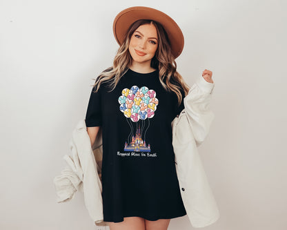 Happiest Place on Earth Shirt, Mickey Balloon Shirt, Disney Castle Shirt-newamarketing