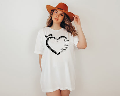 Custom Mimi Shirt, Mimi Heart Shirt, Custom Mother's Day Shirt-newamarketing