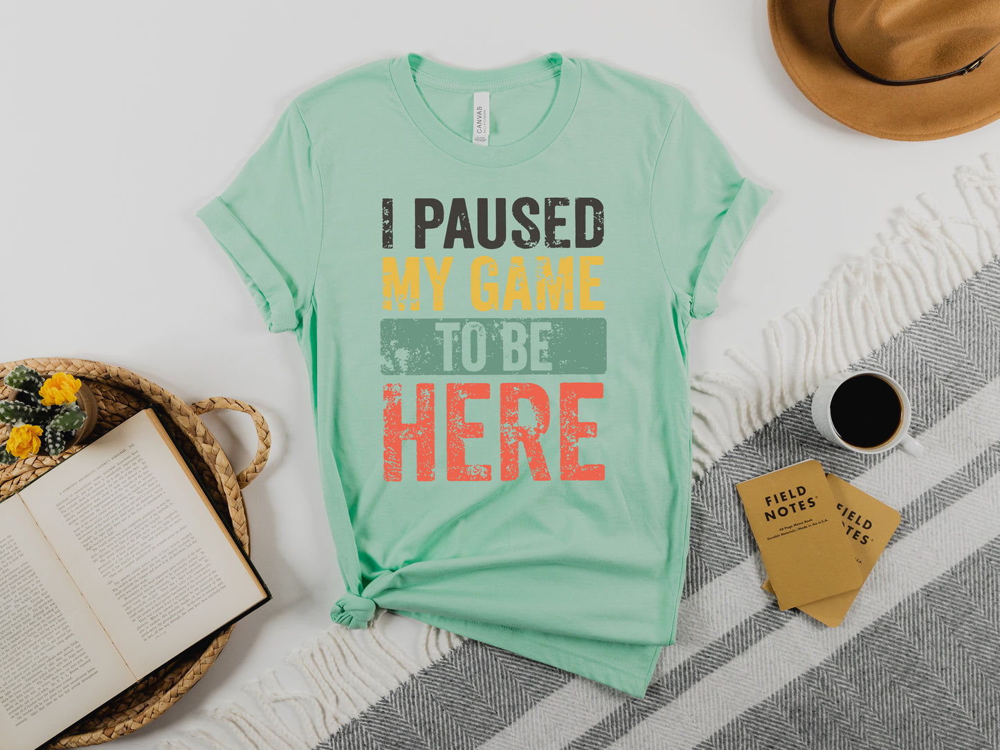 I Paused My Game To Be Here T-Shirt, Gamer Shirt, Funny Gaming Shirt-newamarketing