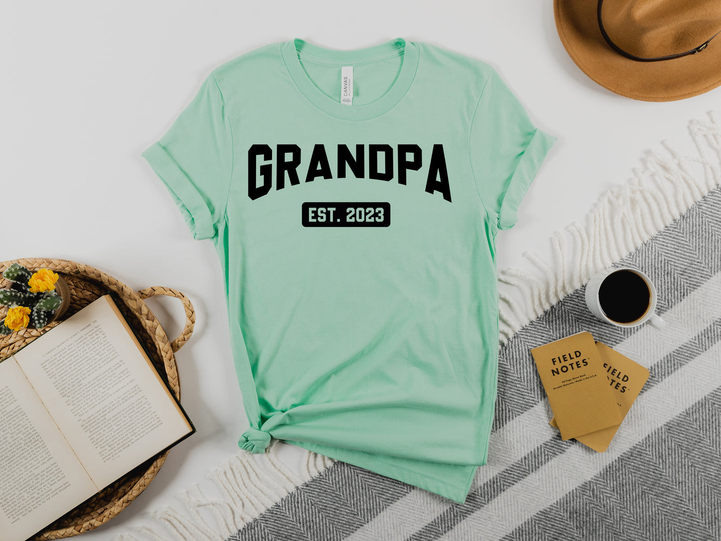 Grandpa Est Shirt, Custom Grandpa Shirt, Grandpa Shirt-newamarketing