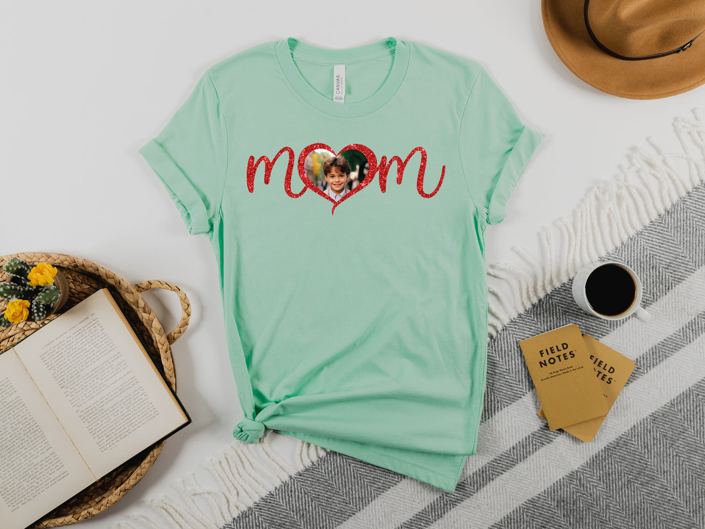 Custom Photo Mom Shirt, Mother Day Photo Shirt, Custom Mama Shirts-newamarketing