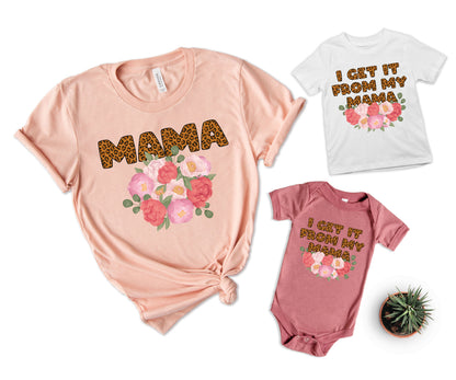 Mommy And Me Mother's Day Shirts, I Got It From My Mama Shirt, Best Gifts For A New Mom-newamarketing