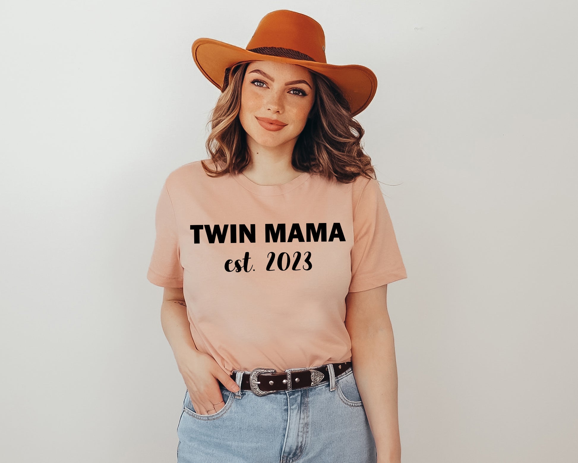 Twin Mama Est Shirt, Custom Mom Shirt, Mother's Day Shirt-newamarketing