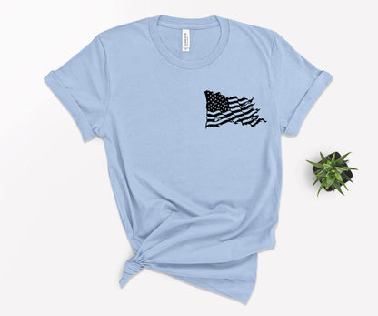 American Flag Shirt, Patriotic American Flag T-shirt, Usa Made American Flag Shirt-newamarketing
