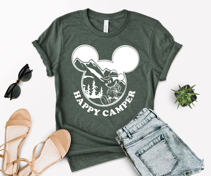 Happy Camper Shirt, Disney Camp Shirts, Camper Shirt-newamarketing