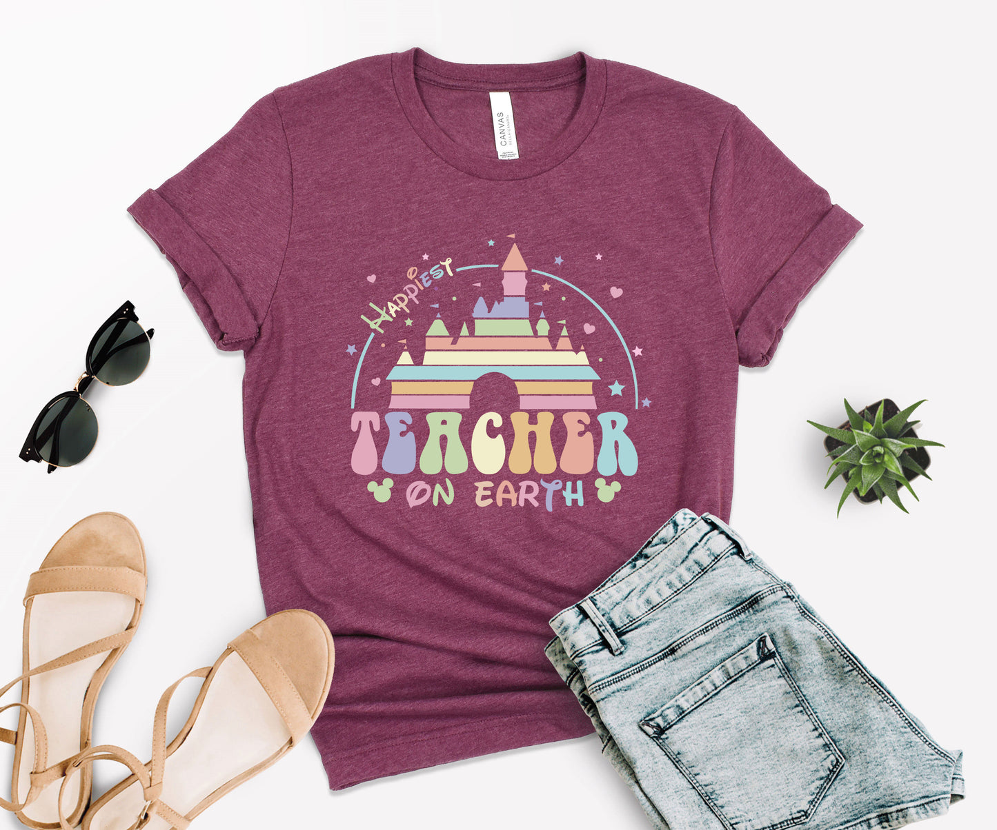 Happiest Place on Earth Shirt, Earth Day Teacher Shirts, Disney Teacher Shirts Media -newamarketing