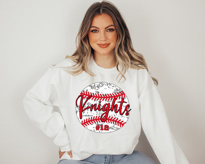 Custom Softball Hoodie, Personalized Baseball Sweatshirt, Vintage Baseball Sweaters-newamarketing