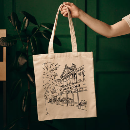 Books Tote Bag, Daunt Books Tote Bag, Tote Bags for Book Lovers-newamarketing