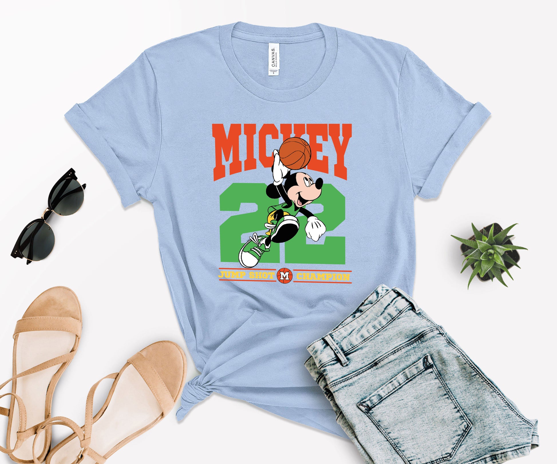 Disney Custom Shirts, Custom Mickey Mouse Shirts, Mickey Basketball Shirt-newamarketing