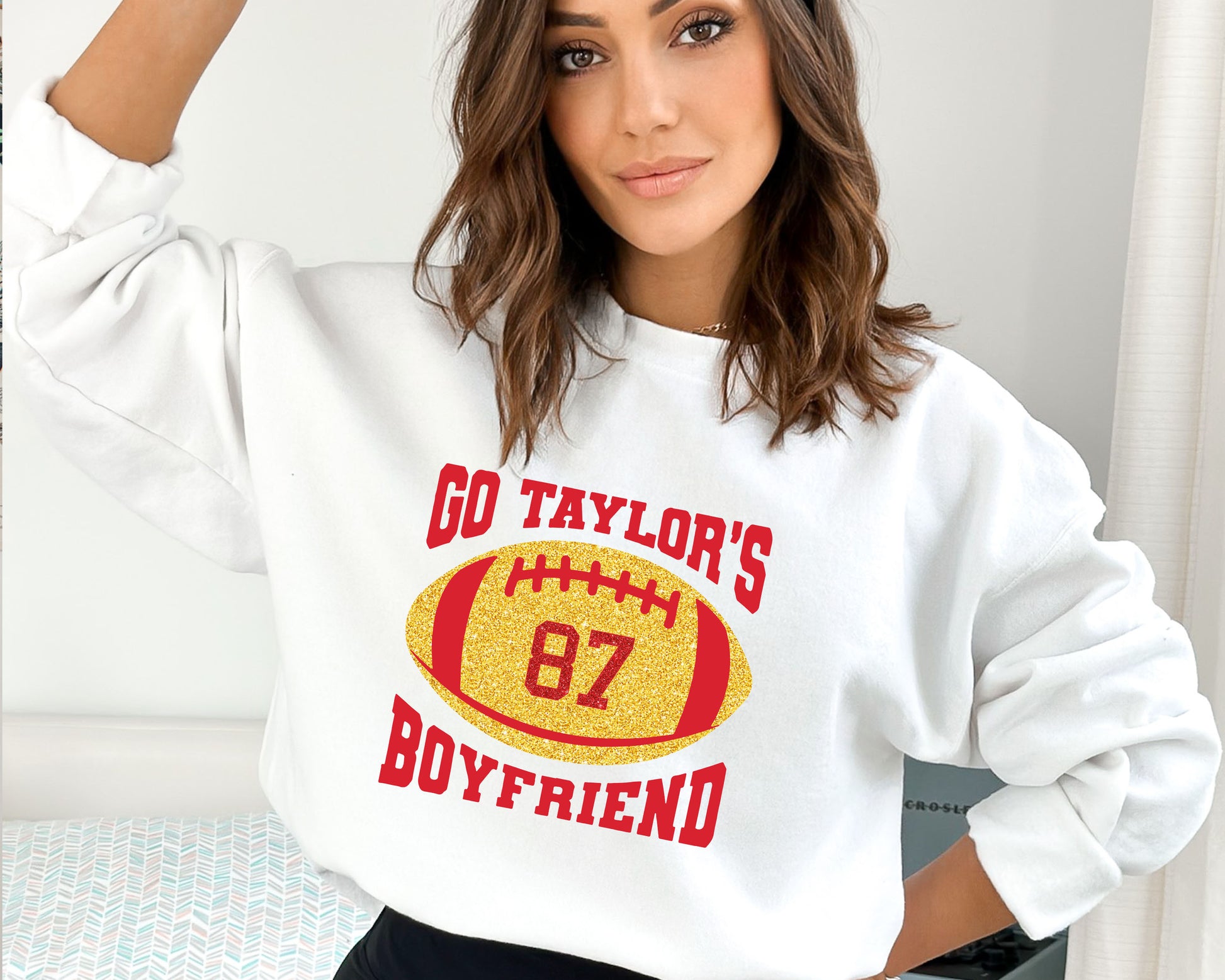 Go Taylors Boyfriend Sweatshirt, Taylor Swift Sweatshirt, Taylor Swift 87 Sweatshirt-newamarketing