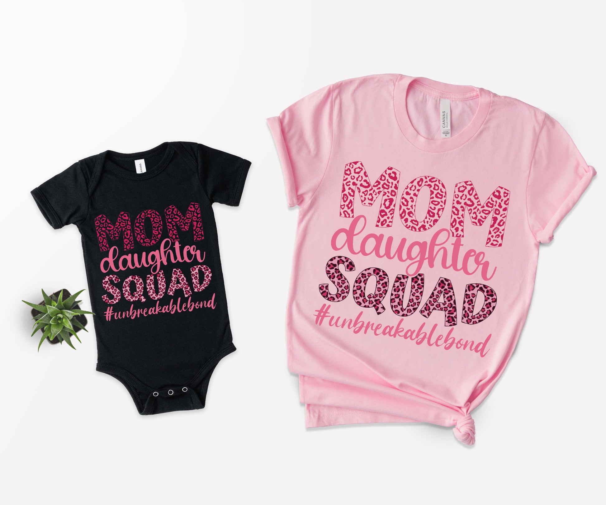 Mom Daughter Squad Shirts, Matching Mommy and Me Outfits, Mom Squad Shirts-newamarketing