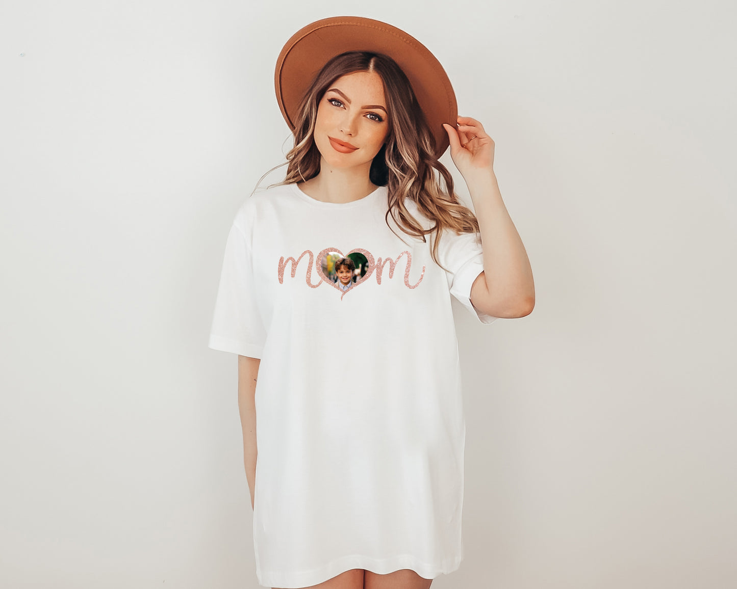 Custom Photo Mom Shirt, Mother Day Photo Shirt, Custom Mama Shirts-newamarketing