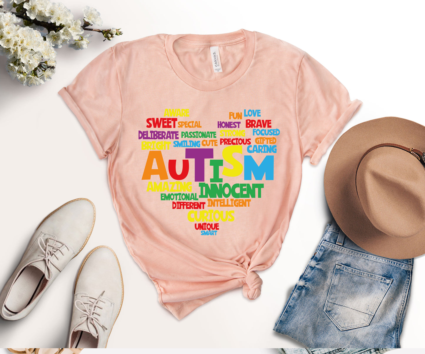 Love Autism Shirt, T-Shirts Autism Awareness, Heart For Autism-newamarketing