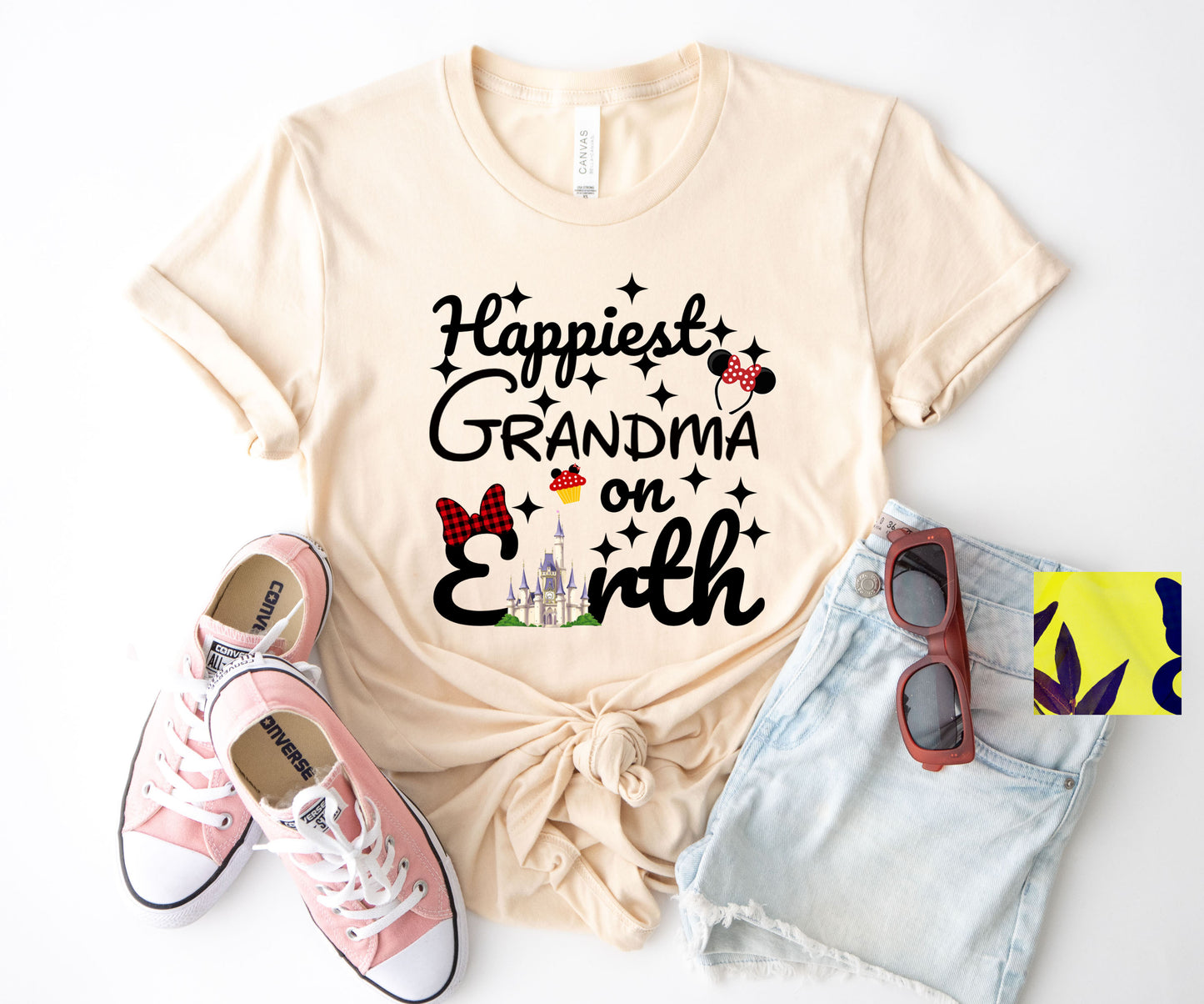 Happiest Tees On Earth, Disney Grandma Shirt, Disney Family Shirts-newamarketing