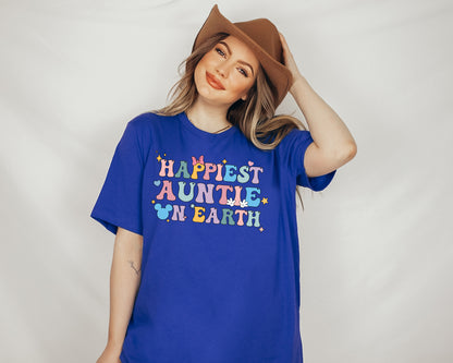 Happiest Aunt on Earth, Happiest Place on Earth Shirt, Auntie Shirts-newamarketing