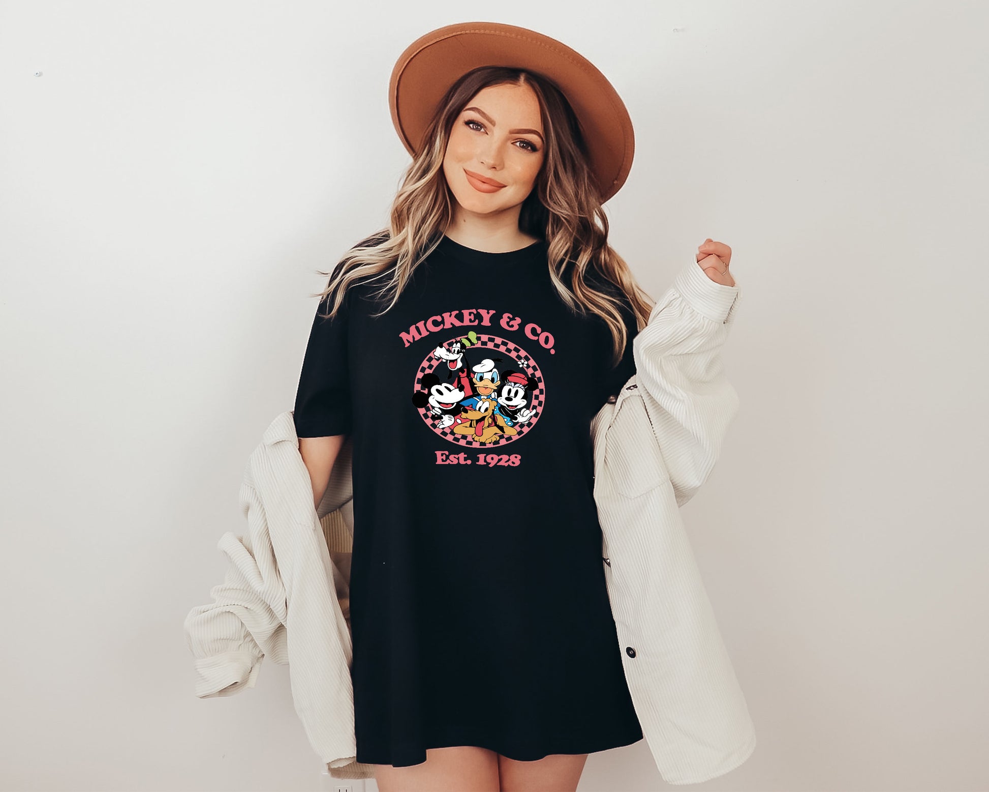 Mickey & Co Shirt, Mickey Mouse, Vintage Mickey And Friends Shirt-newamarketing