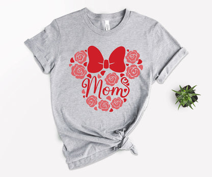 Disney Mom Shirts, Cute Mom T-shirts, Minnie Mom Shirt-newamarketing