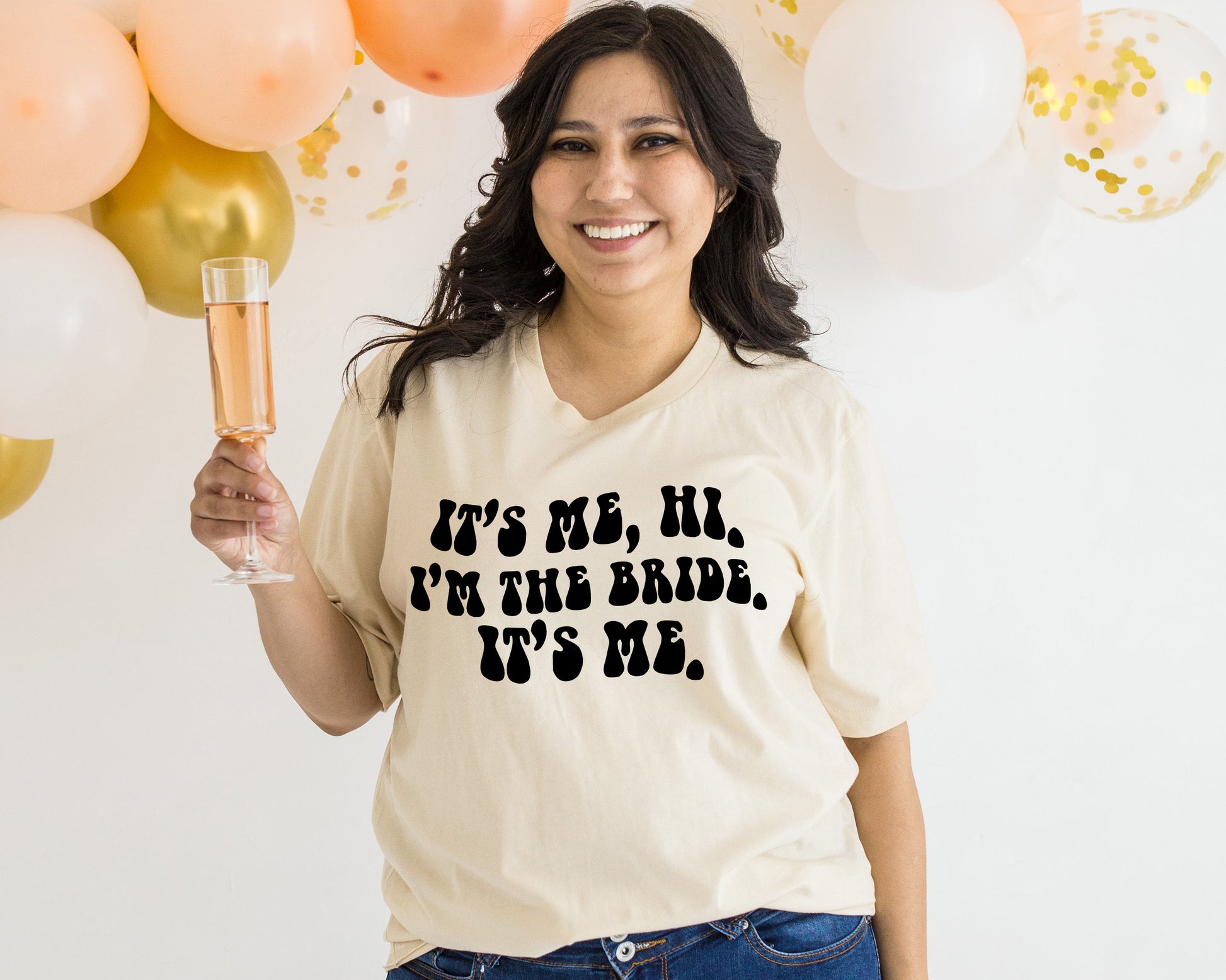 Its Me Hi Im The Bride Its Me, Funny Bride Shirt, Engagement Gift-newamarketing
