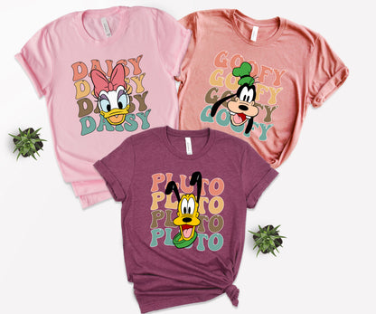 Mickey and Friends Shirts, Disney Characters Shirt, Disney Retro Shirts-newamarketing