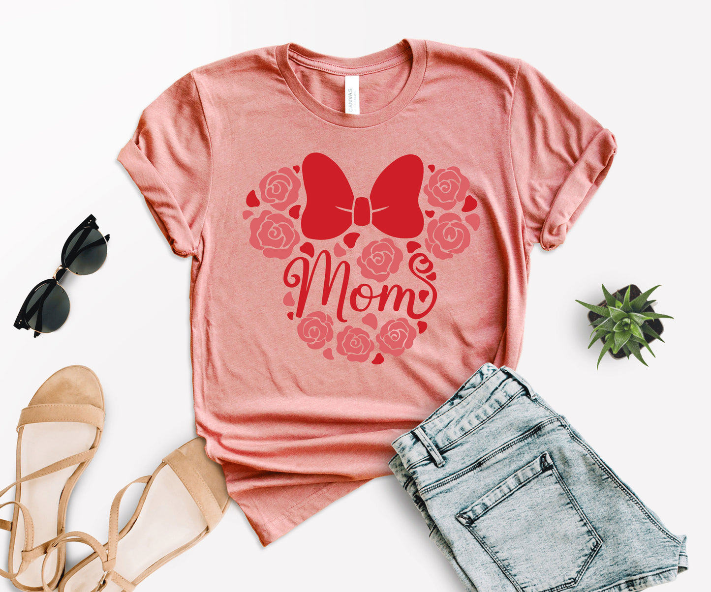 Minnie Mouse Mom Shirt, Minnie Mom Shirt, Red Minnie Mom Shirt-newamarketing