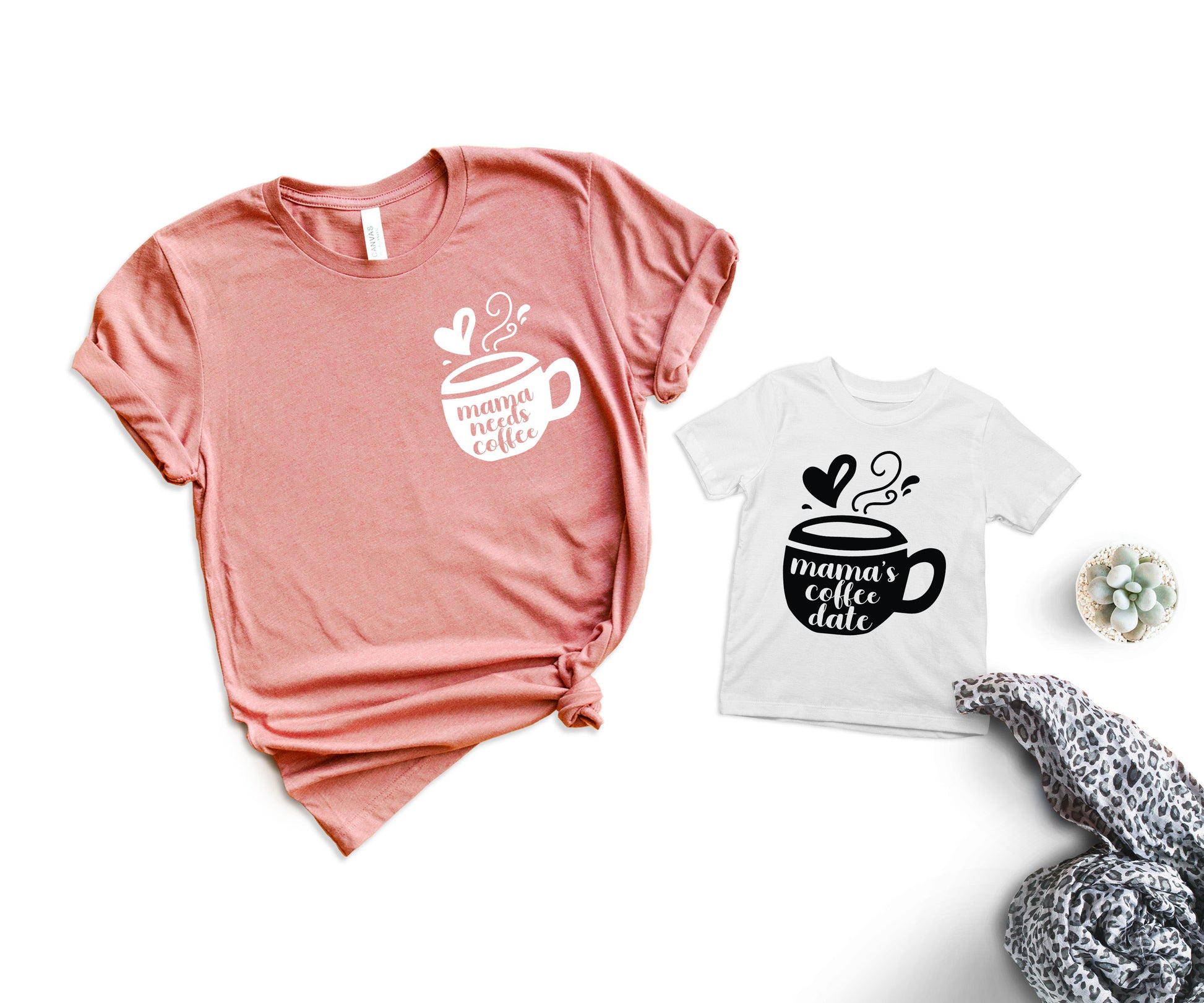 Mama Needs Coffee Shirt, Cute Coffee Shirt, Mommy And Me T-Shirt-newamarketing