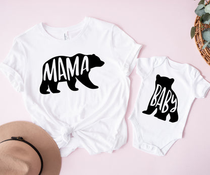 Mama Bear T-Shirts, Little Bear Family, Bear Family Shirts-newamarketing