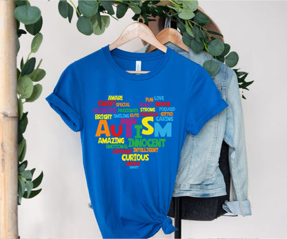 Love Autism Shirt, T-Shirts Autism Awareness, Heart For Autism-newamarketing