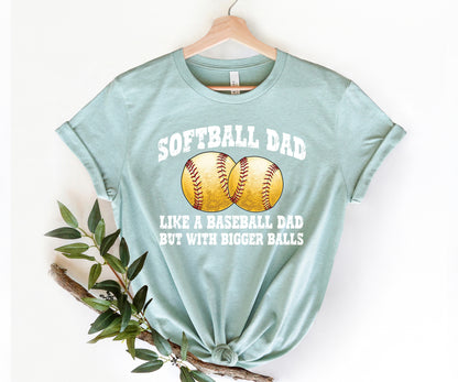 Softball Dad Shirt, Baseball Dad T-Shirt, Dad T-Shirts Funny-newamarketing