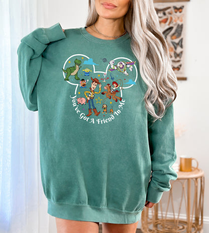 Comfort Color Sweatshirt, Toy Story Sweatshirt, Disney Store Sweatshirt-newamarketing