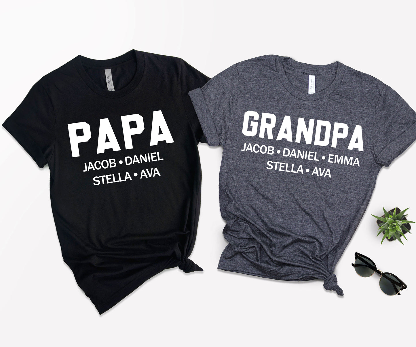 Custom Grandpa Shirt, Custom Father's Day Shirts, Custom Grandpa Dad Shirt-newamarketing