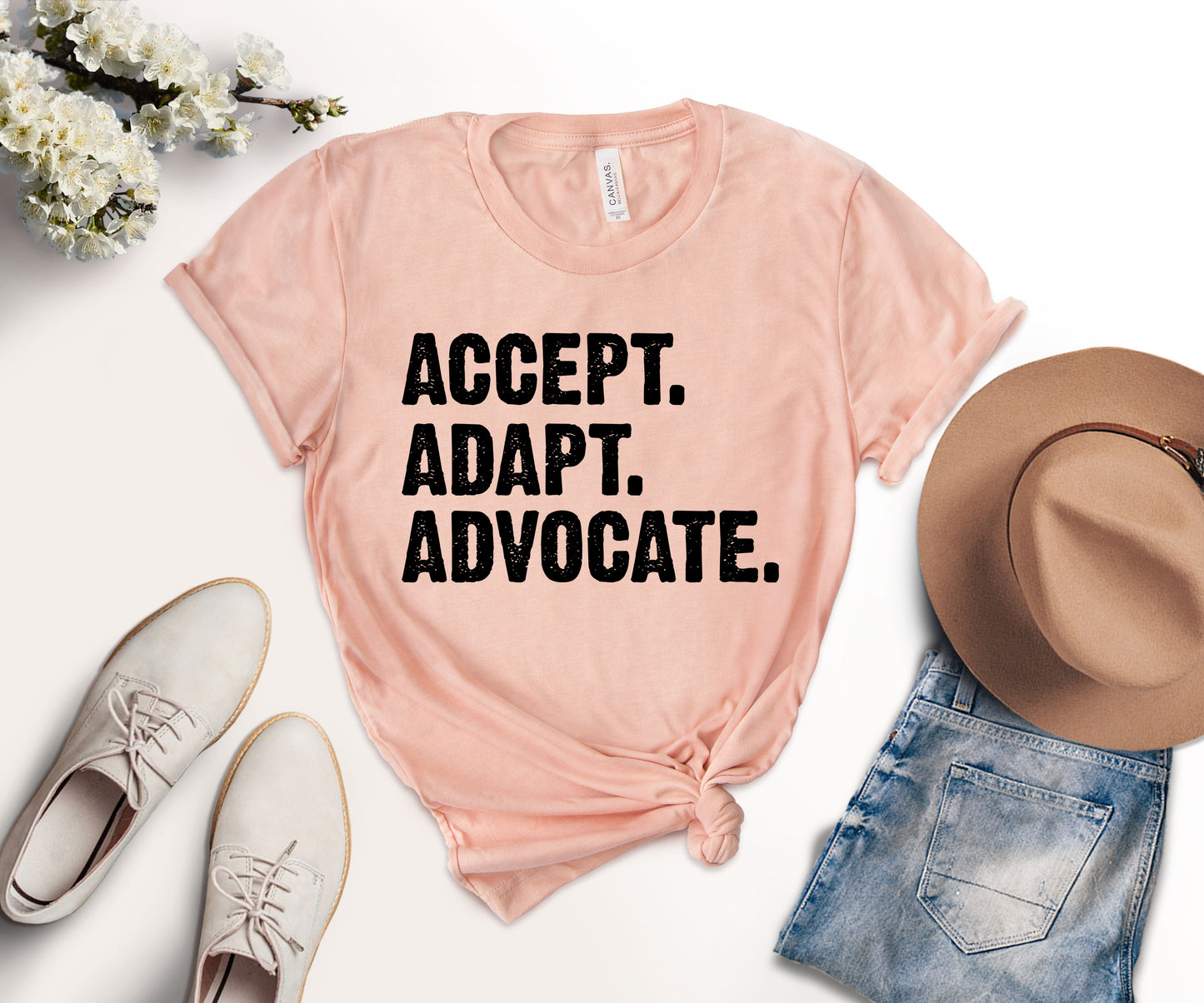 Accept Adapt Advocate, Autism Awareness T-Shirt, Autism Mom Shirt-newamarketing