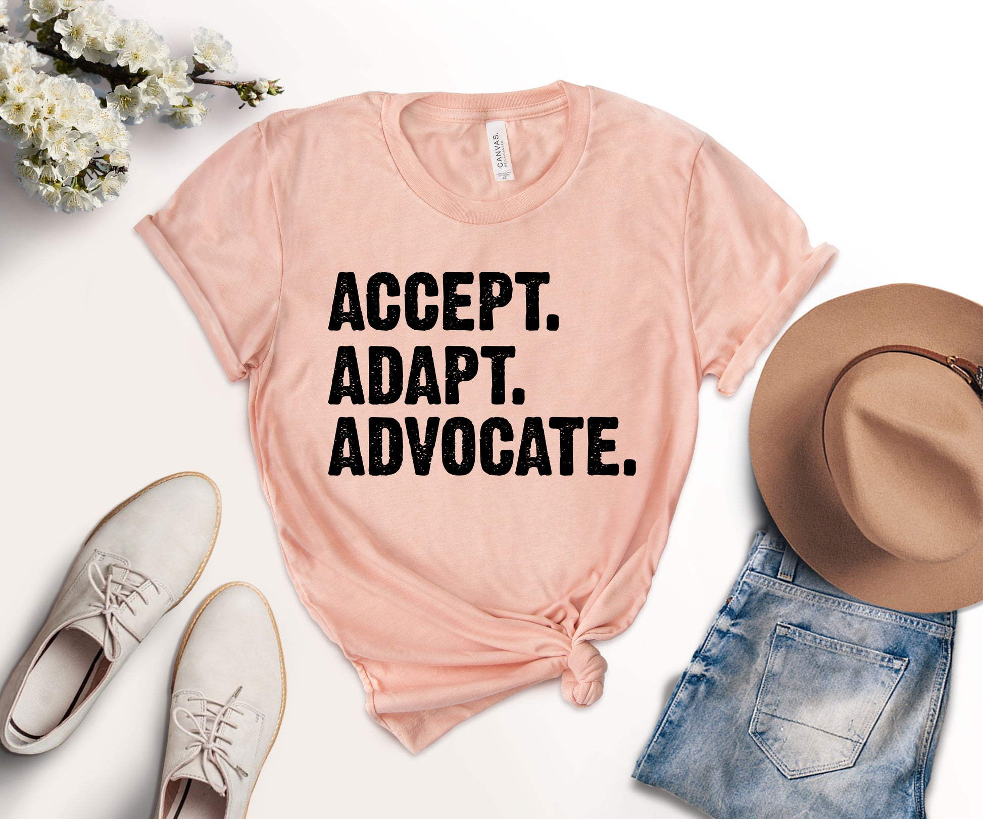 Accept Adapt Advocate, Autism Awareness T-Shirt, Autism Mom Shirt-newamarketing