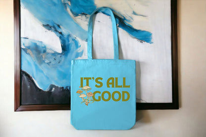 It's All Good, Aesthetic Tote Bag, Inspirational Bag, Canvas Tote Bag-newamarketing