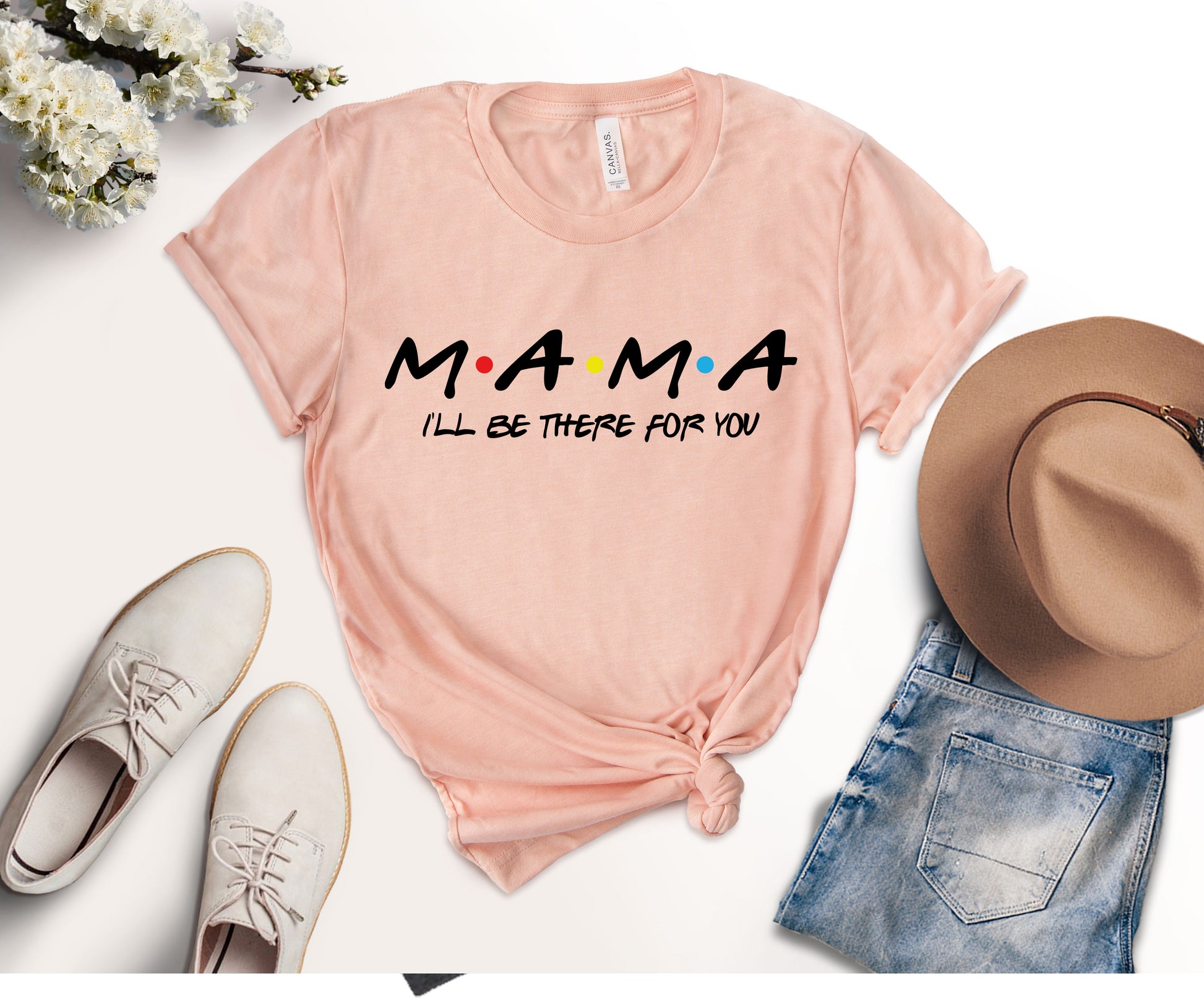 Friends Tv Show Shirt, Mama T-Shirt, Mothers Day Gift-newamarketing