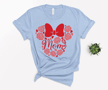 Disney Mom Shirts, Cute Mom T-shirts, Minnie Mom Shirt-newamarketing