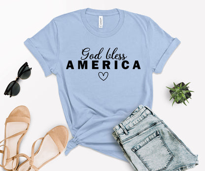 God Bless America Shirt, America Shirt, Independence Day Shirts-newamarketing