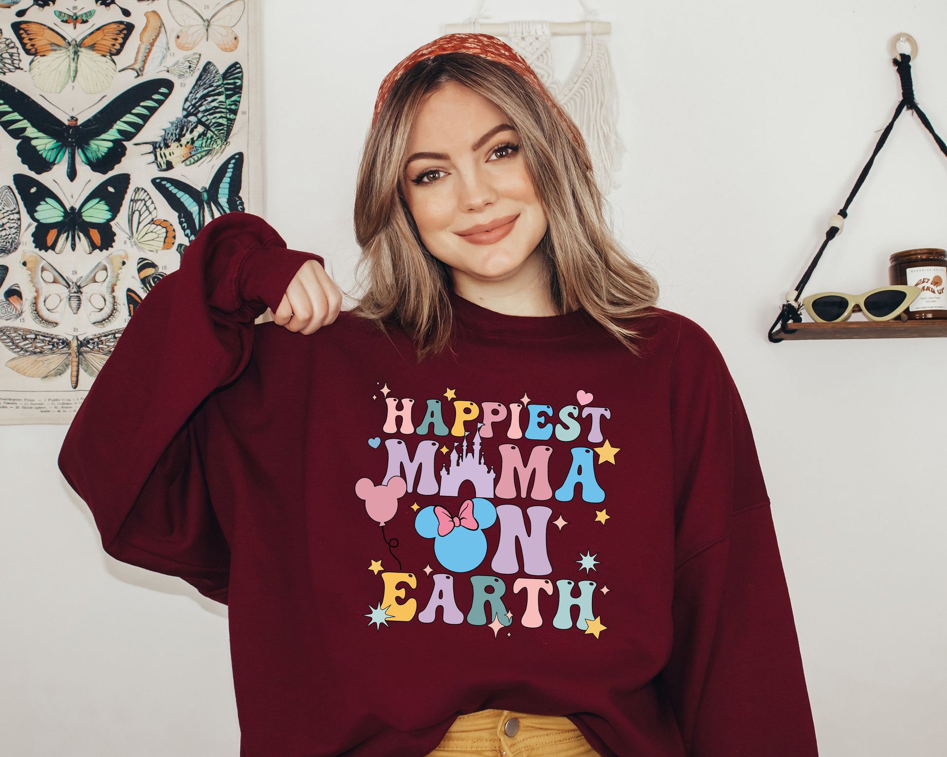 Happiest Mama on Earth, Womens Disney Sweater, Happiest Mom Hoodie-newamarketing