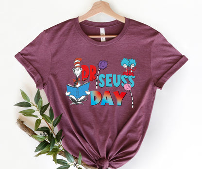 Dr Seuss Day Shirt, Dr Seuss T-Shirts For Teachers, Reading T-Shirt-newamarketing