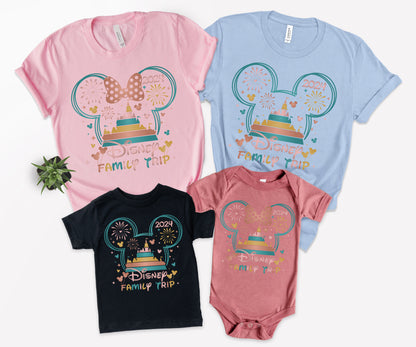 Disney Family Trip T-shirts, Disney Family Matching Shirts, 2024 Disney Shirts-newamarketing